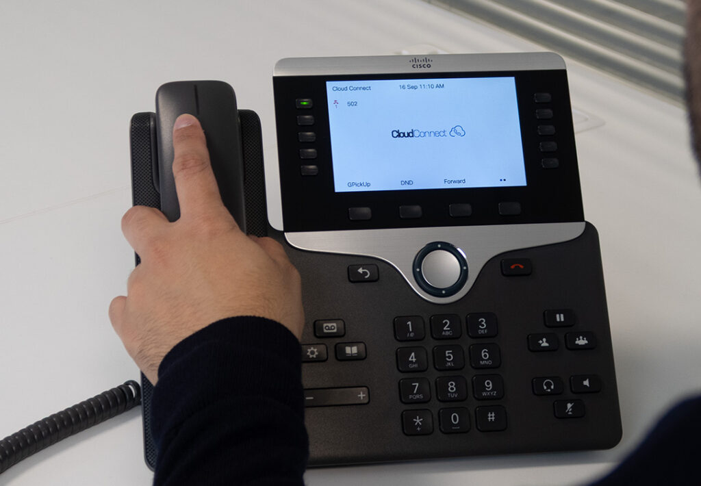 IP telephone powered by Cloud Connect