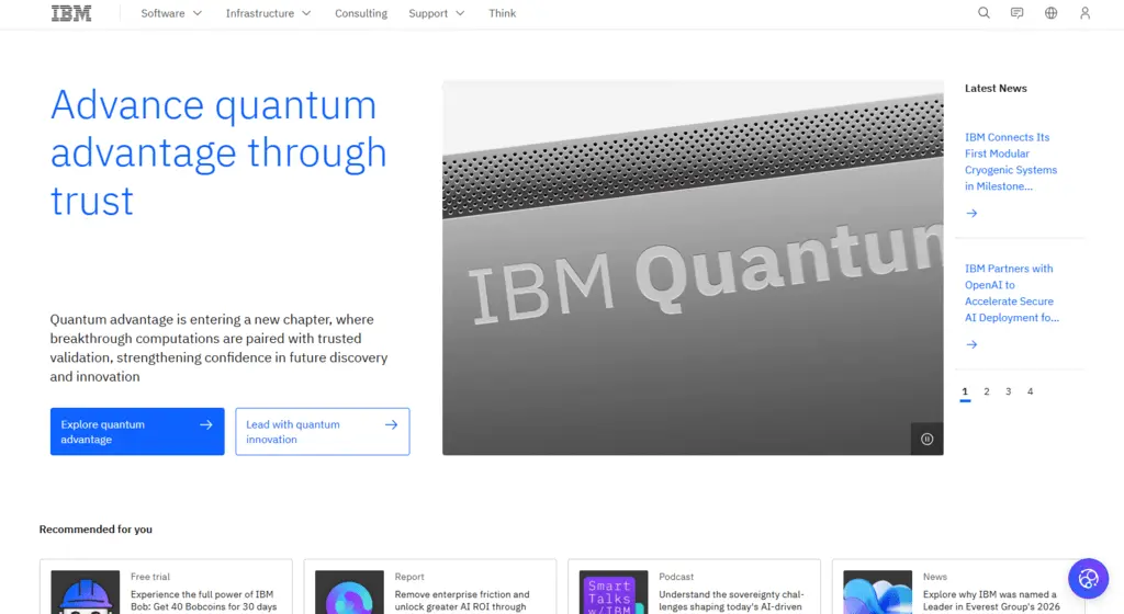 IBM Website - Screenshot